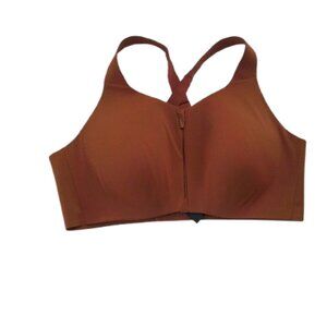 Knix Catalyst Front Zip Sports Bra Size 8++ High Impact Racer Back Wire Free